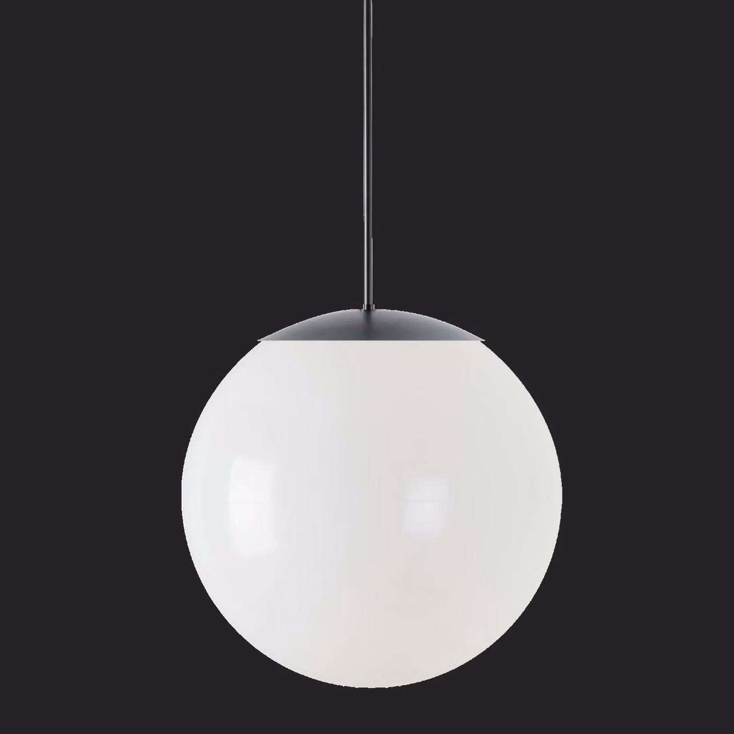 OSMONT ISI72648 ISIS P4 PM HP apparecchio a sospensione in plastica bianco/nero IP40 4000 K 58W LED combinazione di emergenza 3 h