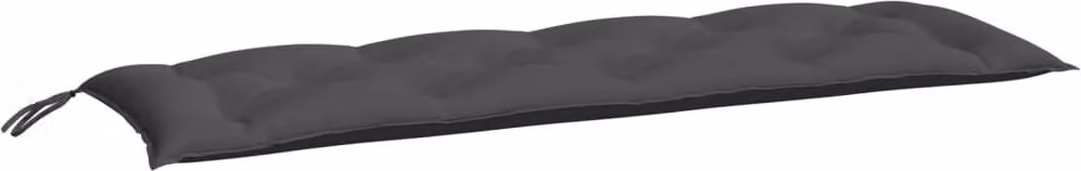 Cuscino per Panca Antracite 150x50x7 cm in Tessuto Oxford