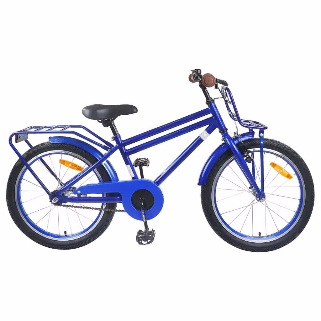 Bicicletta per bambini da 20 pollici in metallo e gomma, colore blu – 2
