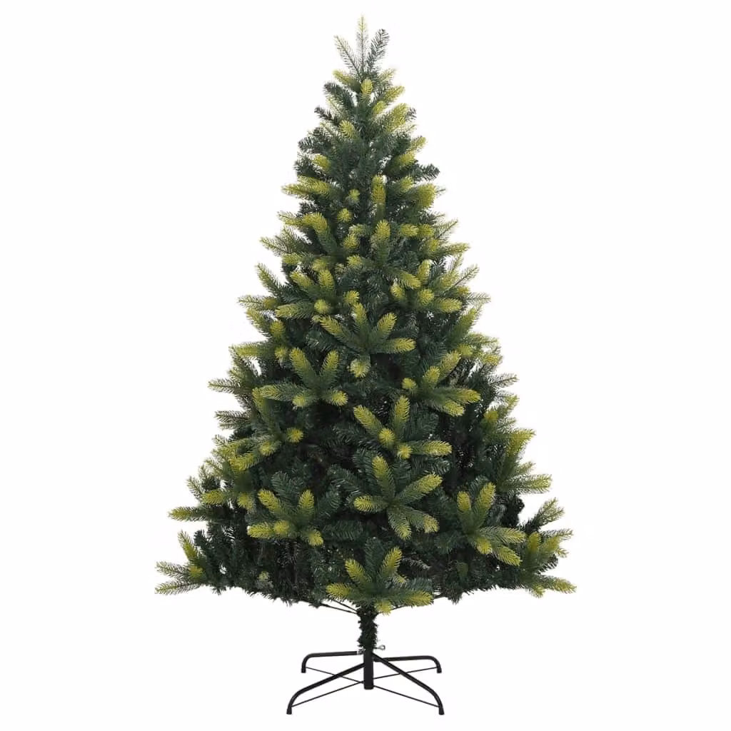 Albero di Natale Artificiale Incernierato con Base 180 cm