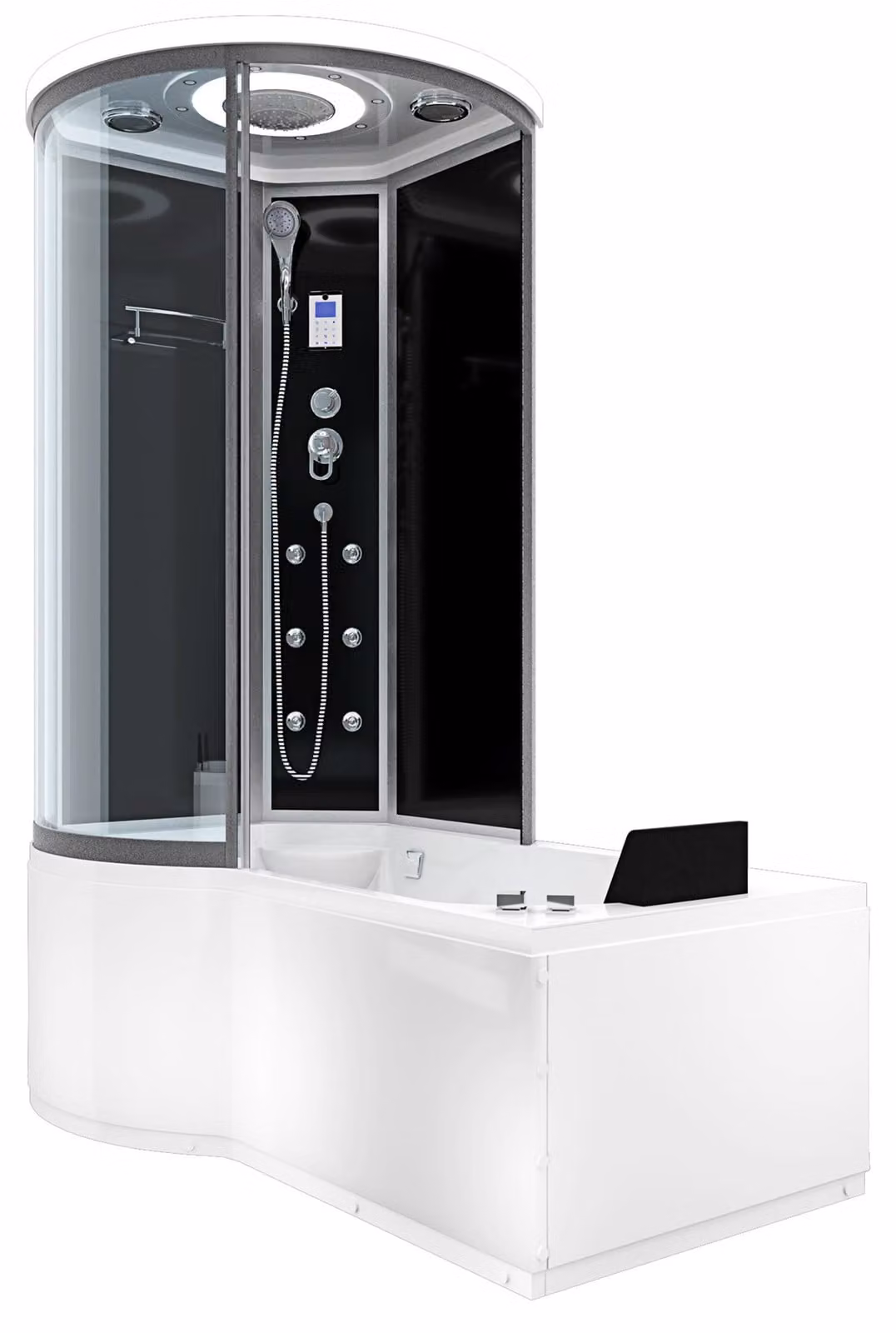 Kombination doccia idromassaggio K55-R31-WP Duschkabine Wanne 100x170 cm