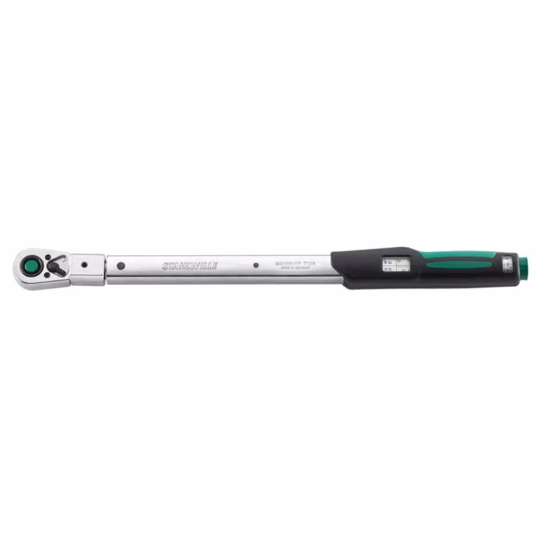 Chiave dinamometrica Stahlwille Service MANOSCOPE con cricchetto QR fisso n. 730NR/20QR FK 40-200 N-m unità quadra 1/2"