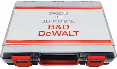 Kit Porta Grafite DeWalt con 80 Pezzi in Plastica Bianca
