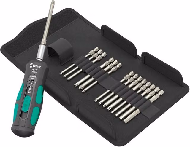 Set di 17 pezzi Wera Kraftform Safe-Torque Speed Universal multicolore 1/4" – 1