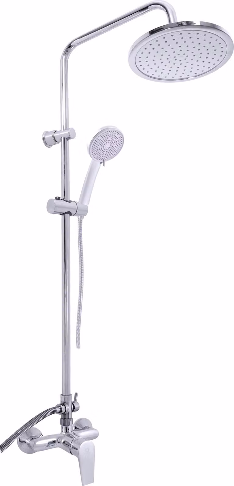 Slezák-RAV: Miscelatore per doccia Colorado con soffione e doccetta CO182.5/7 Cromo No.1 150 mm