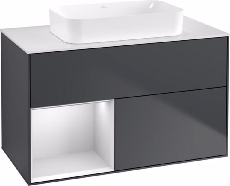 Mobile V&B Finion 100x60,3 cm, Rg l w m Lac, md bl. m Lac