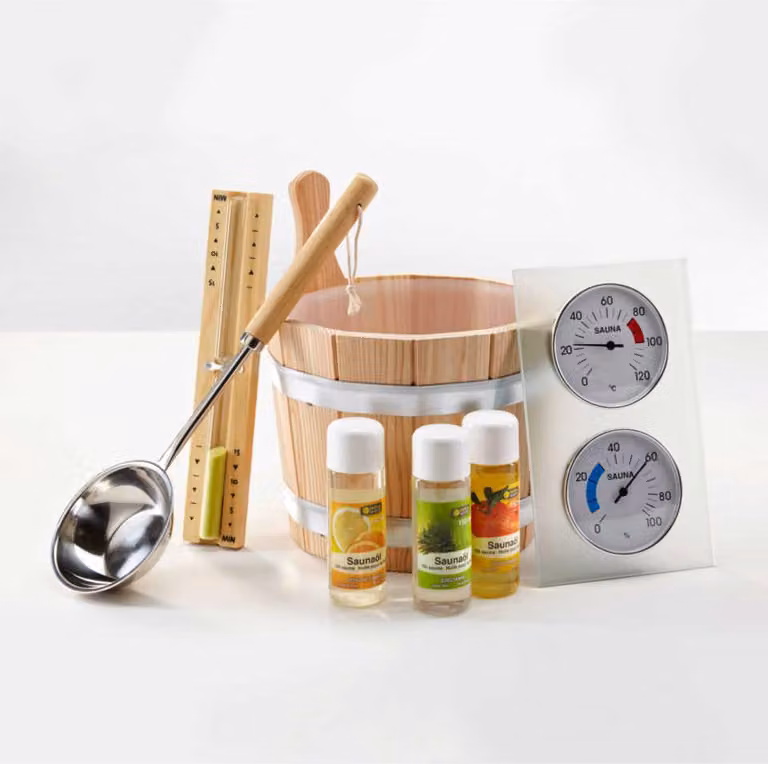 Set sauna Infraworld Exclusiv 8 pezzi