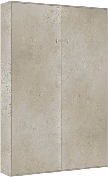 Letto Matrimoniale Francese a Scomparsa Kentaro Grigio Cashmere L/P/H: 140 x 190 x 210,5 cm