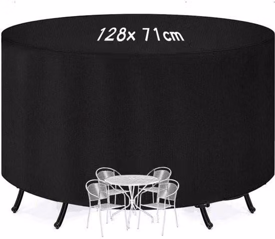 Copertura protettiva per mobili da giardino - Impermeabile - Copertura - Nero - Tessuto Oxford 210D