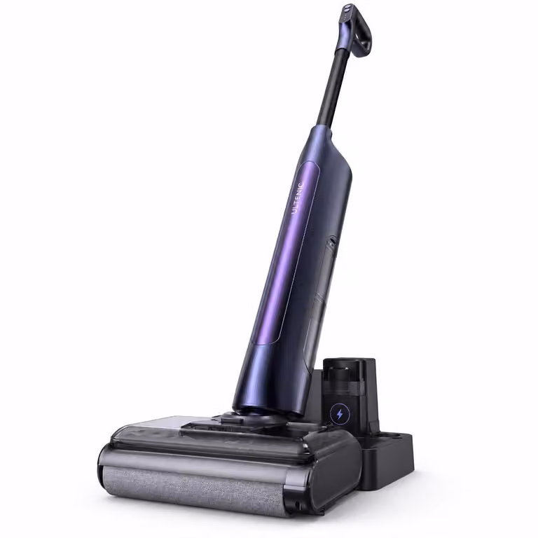 Aspirapolvere multifunzione Ultenic AC1 Triflex, senza fili, con funzione di lavaggio, sistema di autopulizia, rilevamento intelligente dello sporco, display LED e autonomia di 50 minuti