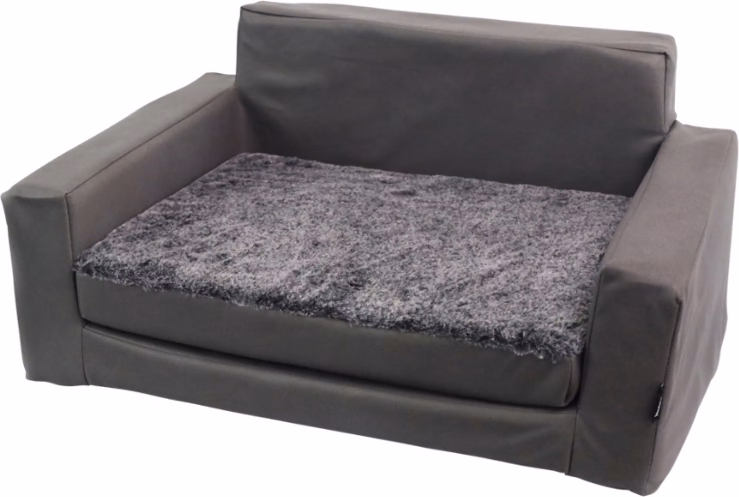 Divano Nobby comfort Enock grigio scuro, dimensioni: 54 x 38 x 18/26 cm