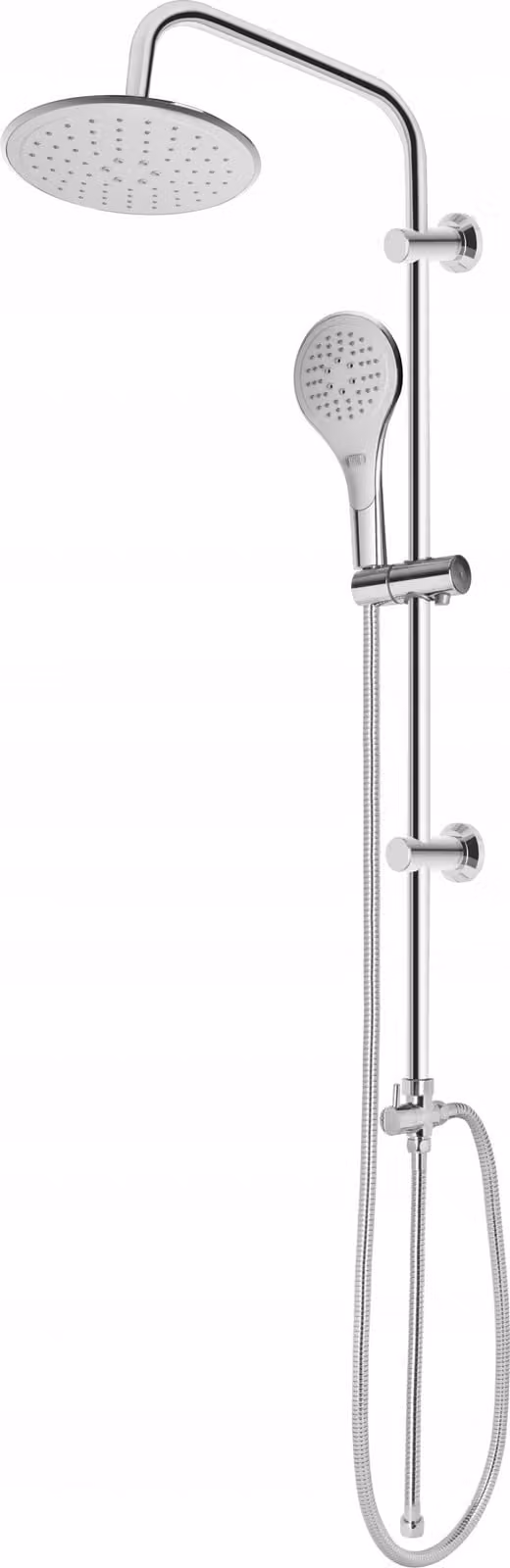 Set doccia con soffione a pioggia da 225 mm