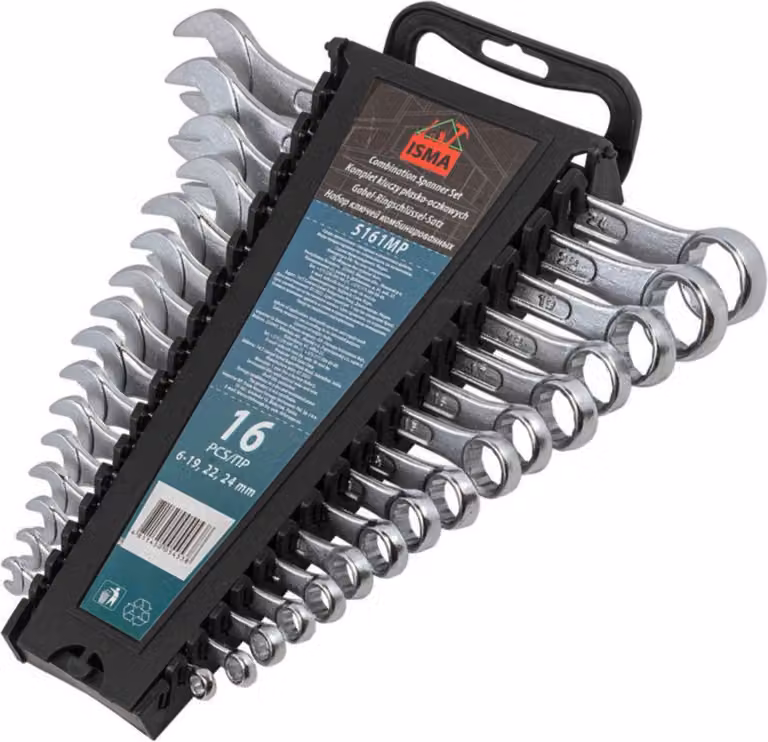 Set di chiavi a bussola combinata, da 6 a 24 mm, 16 pezzi