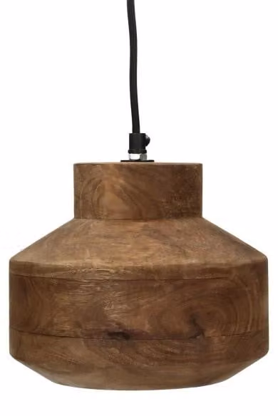 Lampada a sospensione Pomax Siracusa, colore marrone, diametro 20 cm, altezza 18 cm