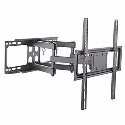Metronic 451066 Supporto a Muro con Braccio Inclinabile, Nero