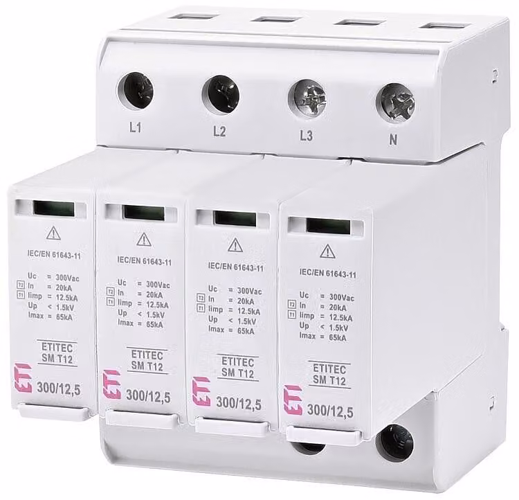 ETI Kombiableiter ETITEC SM T12 300/12,5 4+0