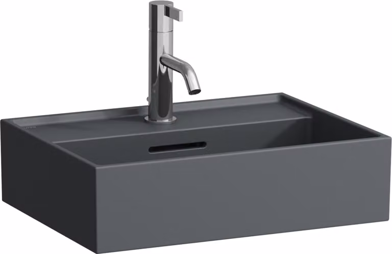 LAUFEN Kartell lavabo à poser, 3 trous pour robinet, avec trop-plein, 450x340mm, H8183307581081, H8183307581081
