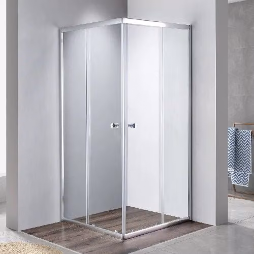 Box doccia cristallo 2 lati Wonder 80x80 cm