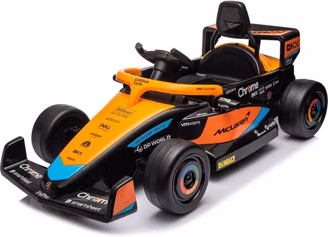 Macchina Elettrica per Bambini Licenza Ufficiale Mc Laren F-1 10,8V Arancione