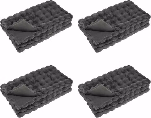Coperta antiscivolo in sintetica di coniglio Olite 4 pz