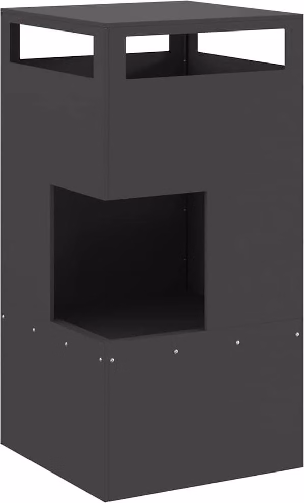 Focolare Nero 50 x 50 x 100 cm Acciaio