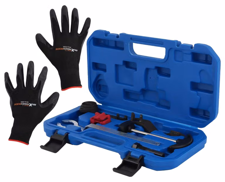 Kit di strumenti per il blocco della fasatura, marca Stahl, dimensioni 10 x 8 x 2 pollici, per motori della serie EA211, realizzato con precisione, conforme agli standard industriali