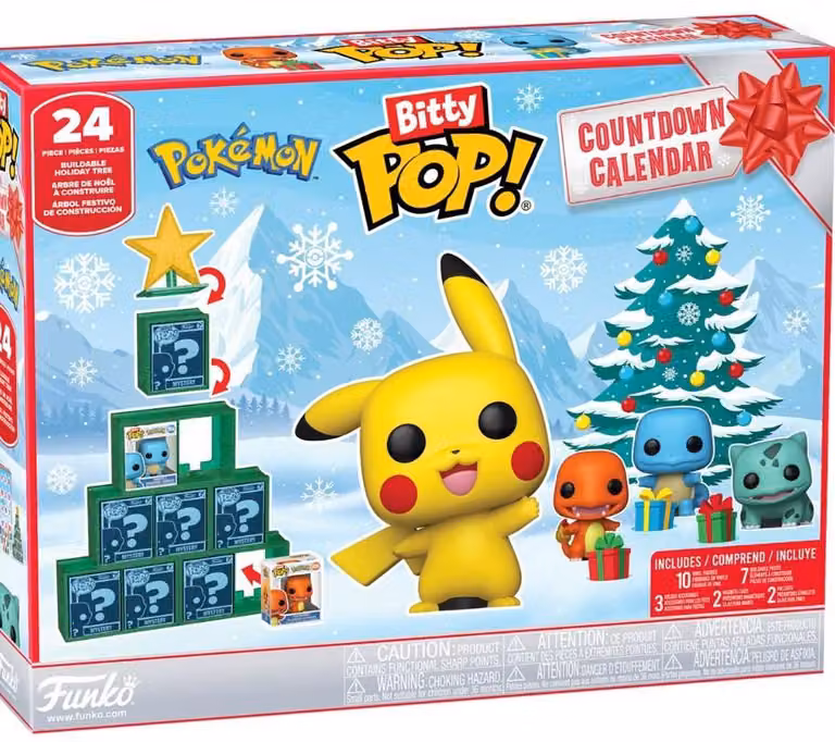 Calendario dell'Avvento Funko Bitty POP! Pokémon con mini-personcini da collezione