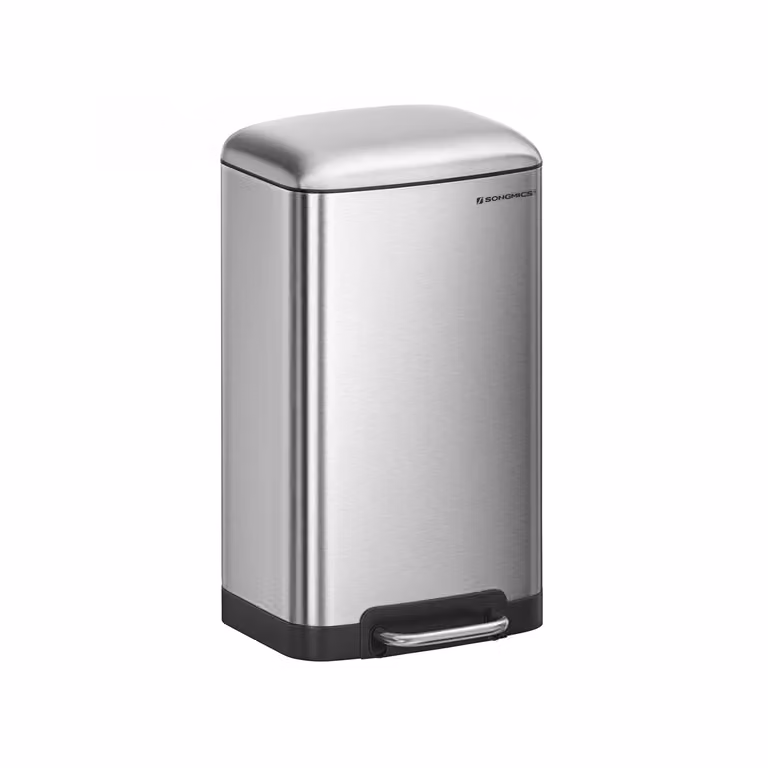 Pattumiera a Pedale 30 L, Argento