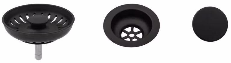 Sifone per lavelli in granito Lavelli da 3 1/2" con risparmio di spazio SPNBG3S