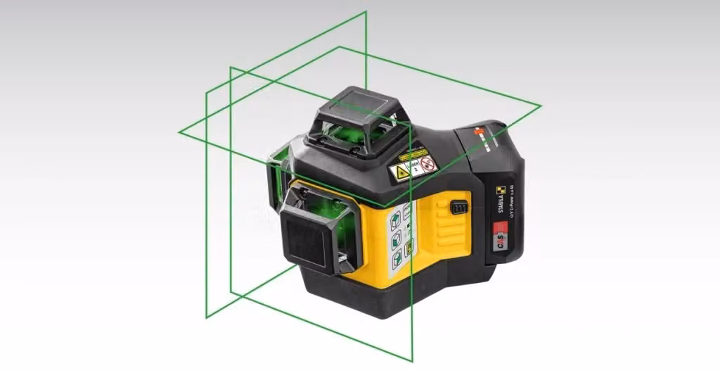 Set di 7 Laser Multilinea Stabila LAX 600 G Giallo con Batteria Ricaricabile – 2