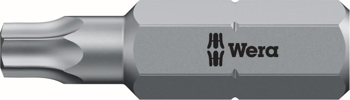 Punta da 1/4" DIN 3126 C6,3 IP15 x 25 mm, resistente all'usura. Wera | 4013288031587