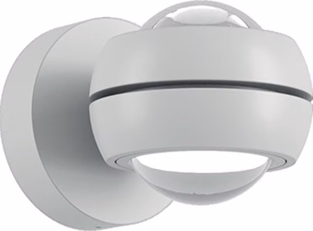 Lodes Nautilus Mini Applique da parete bianca con luce LED dimmabile e orientamento up/down