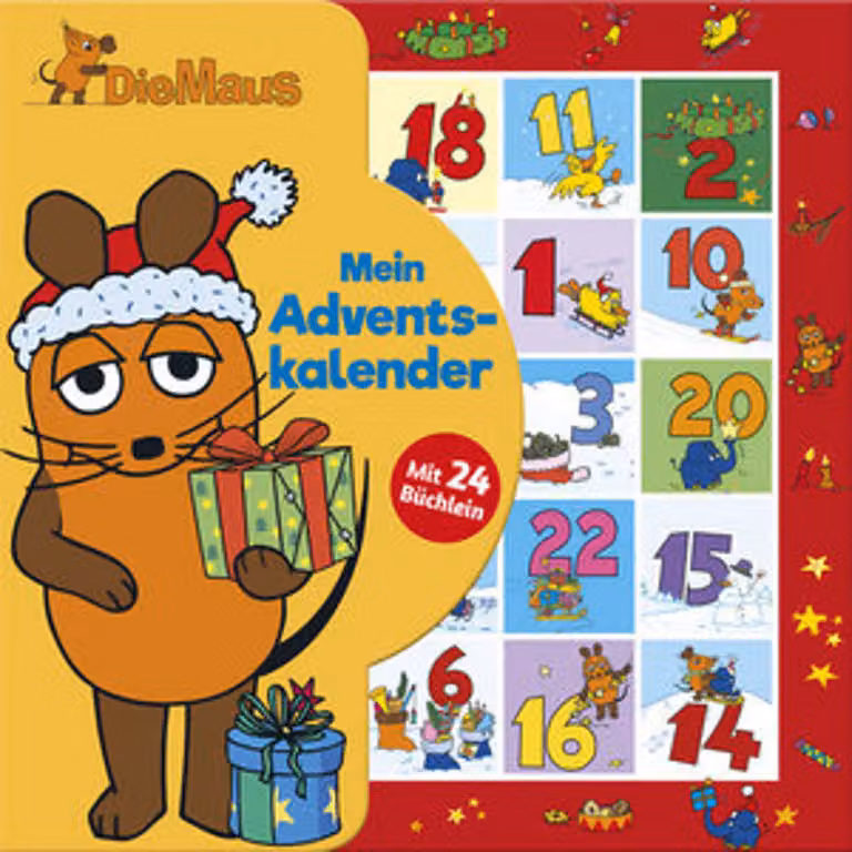 Il topo. Il mio calendario dell'Avvento: 24 libricini in una scatola richiudibile. Adatto dai 3 anni (La trasmissione con il topo)