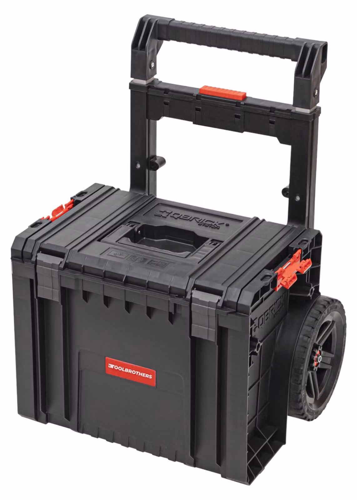 Toolbrothers RHINO L Cart Plus ECO - Valigia portautensili mobile 29 l IP54 con doppio manico telescopico