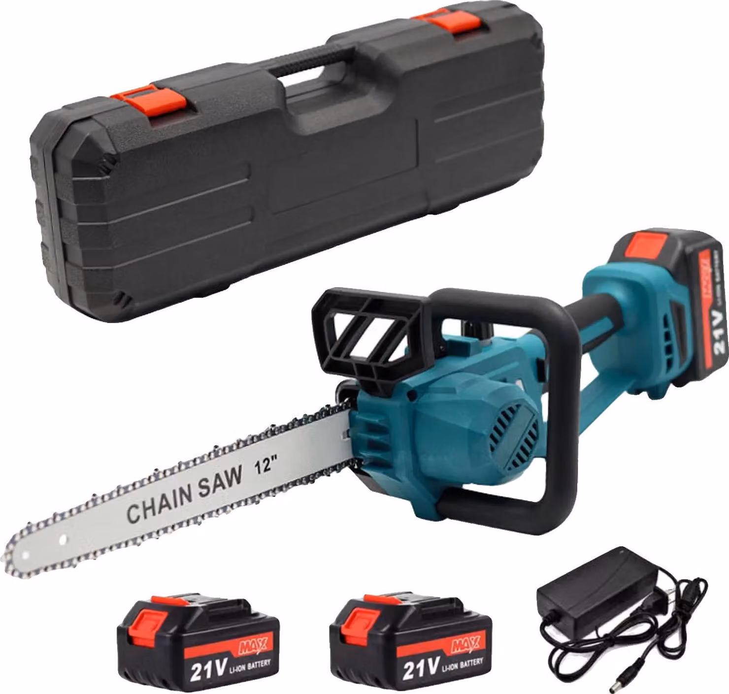 Sega circolare elettrica, motore brushless, funzionamento a batteria, batterie Blue-2