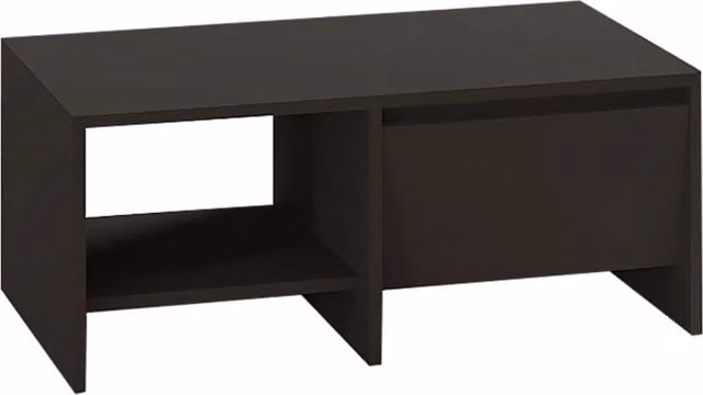 Tavolino in legno "Laris" - 90 x 45 x 35 cm - Grigio antracite