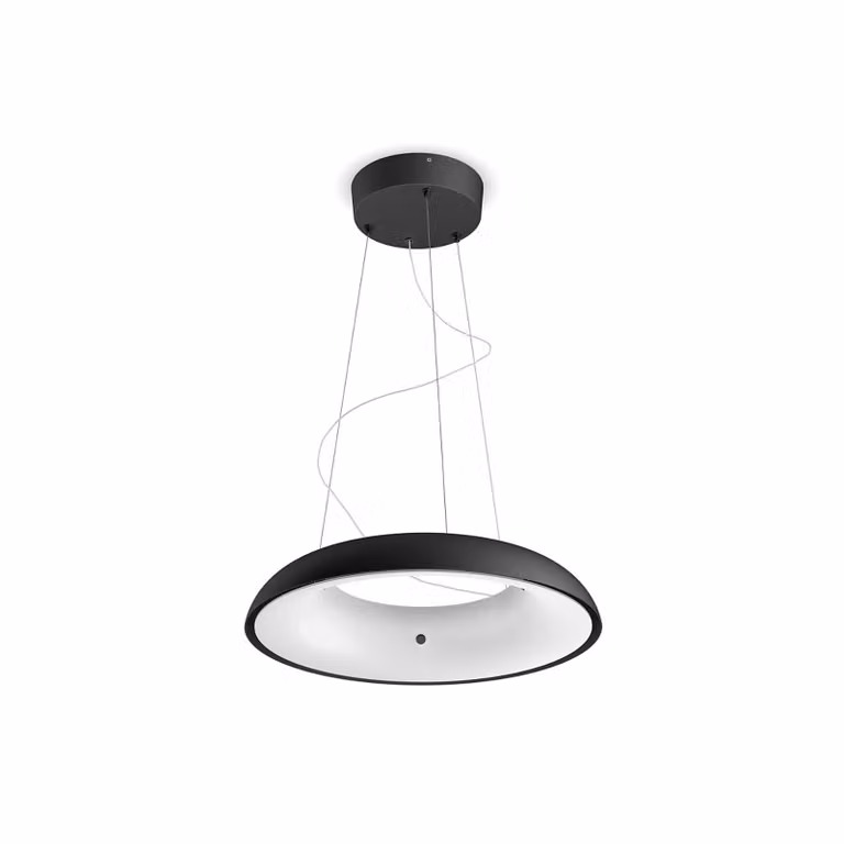 Philips Hue White ambiance Amaze Pendant Light, luce a sospensione intelligente, Bluetooth/Zigbee, nero, LED, metallo, lampadine non sostituibili