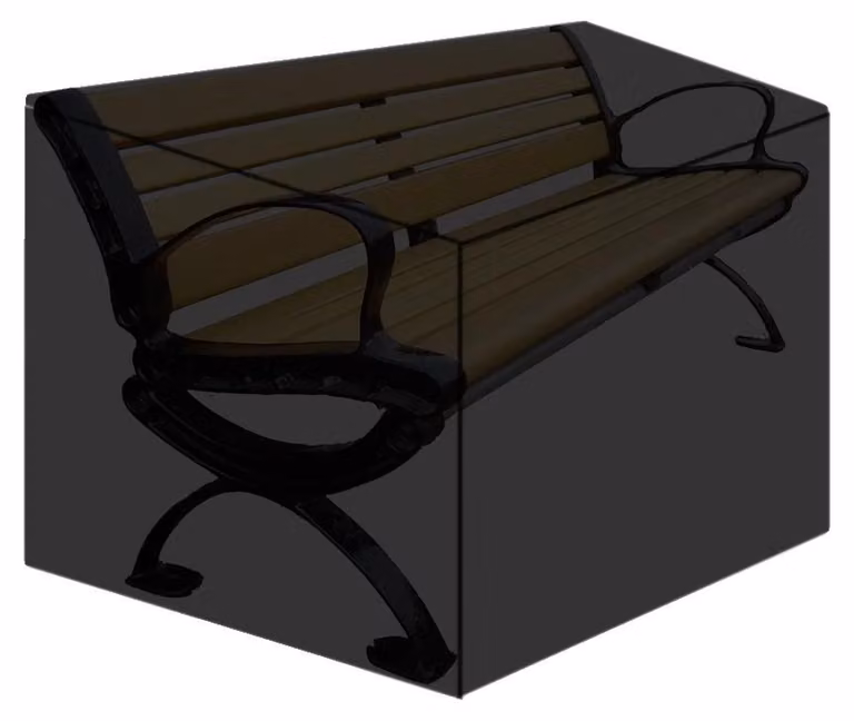 Copertura per panchina da giardino, impermeabile, resistente ai raggi UV, per 4 posti, dimensioni 190x66x89 cm