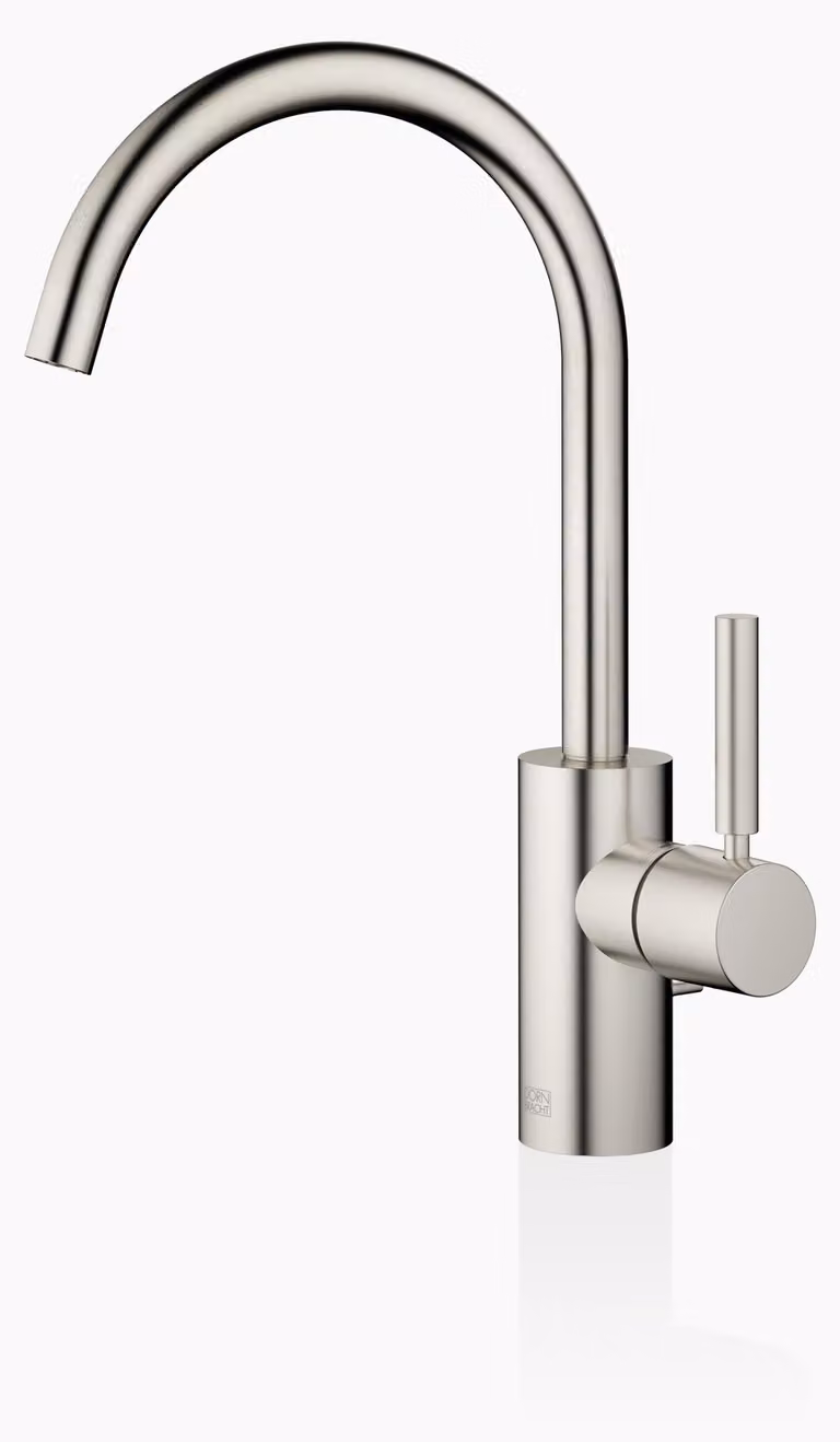 Dornbracht META Mitigeur monocommandé pour lavabos avec vidage, saillie 167mm, bec orientable 360, 33500661-06, 33500661-06