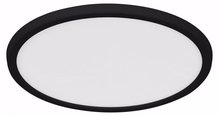 NORDLUX Oja smart 2700 - 6500 K LED Luce controllata dall'applicazione, Variante: Ø 294 x 23 mm, LED, 15 W, 60 - 1600 lm, nero