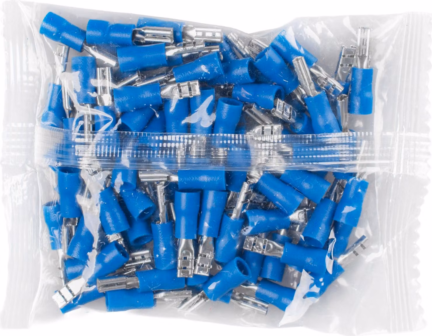 Vayox Set 100 pz. Presa piatta isolata femmina 1,5-2,5mm2 2,8mm Blu