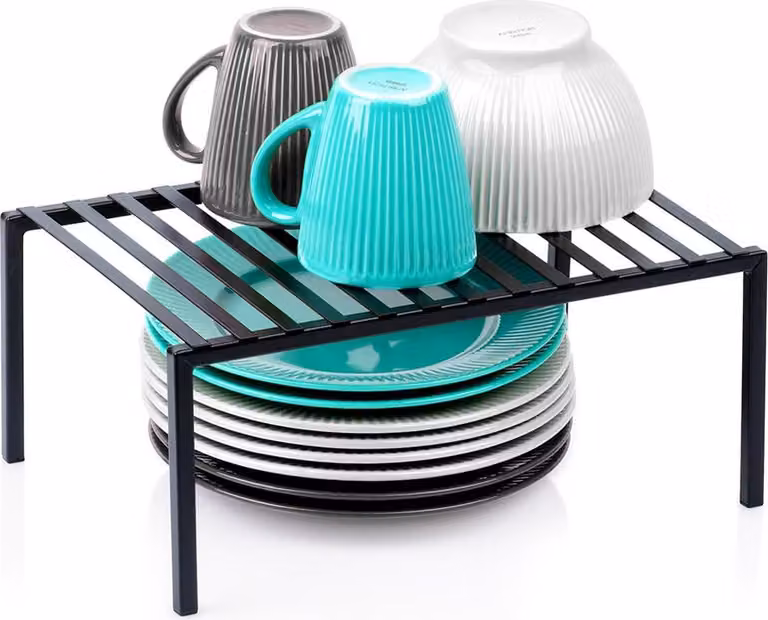 Vilde | Portavivande - Nero - 33 x 21 x 14 cm - Metallo - Porta stoviglie