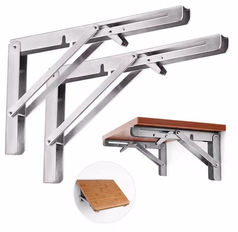 Supporti pieghevoli per mensole - Console pieghevole da 30 cm