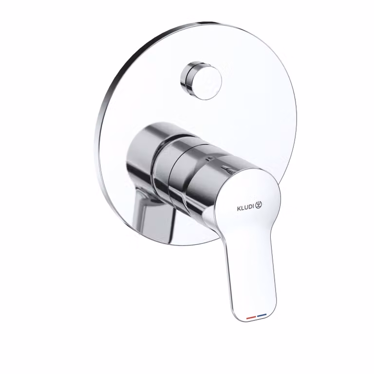 Kludi Pure & Easy UP-Br-EHM, Push con unità funzionale per 88022, cromato, 1 pz.