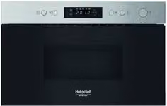 Microonde da incasso combinato Hotpoint K12C da 22 Lt in acciaio inox e vetro, colore argento, 750W, larghezza: 60 cm