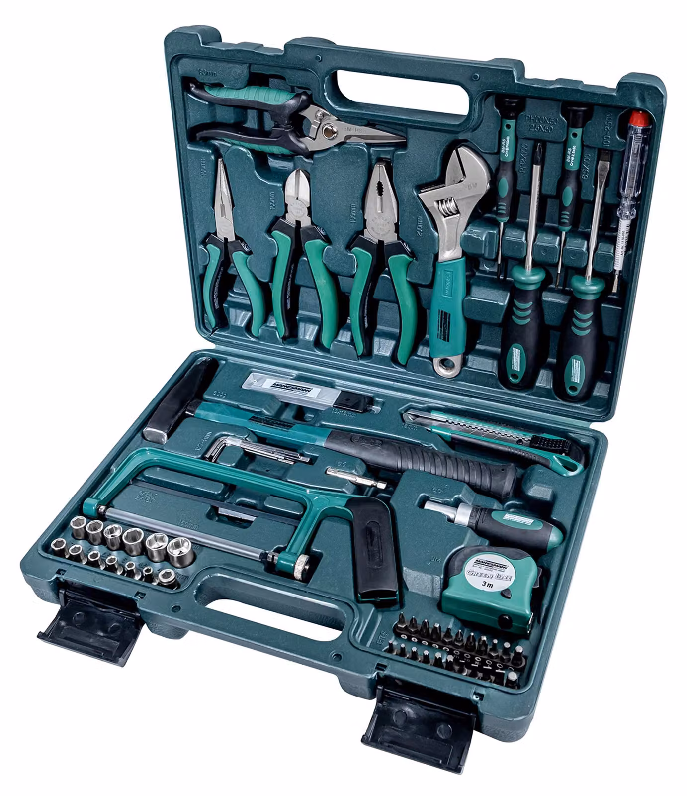 Brüder Mannesmann Set di utensili da 74 pezzi 29074
