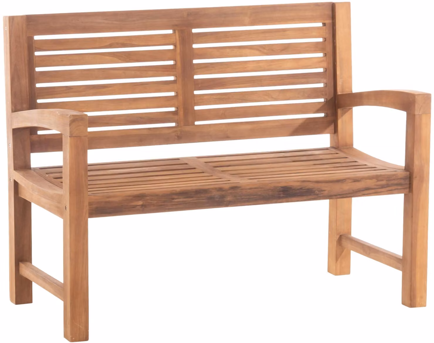 Panca da esterno in teak, modello Halden, disponibile in diverse dimensioni | Colore: teak | Dimensione: 120 cm