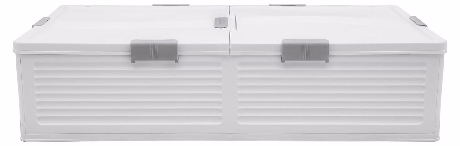 Elzusha - Contenitore portaoggetti sotto il letto, con coperchio, grande capacità, dimensioni 101 x 51,5 x 24 cm