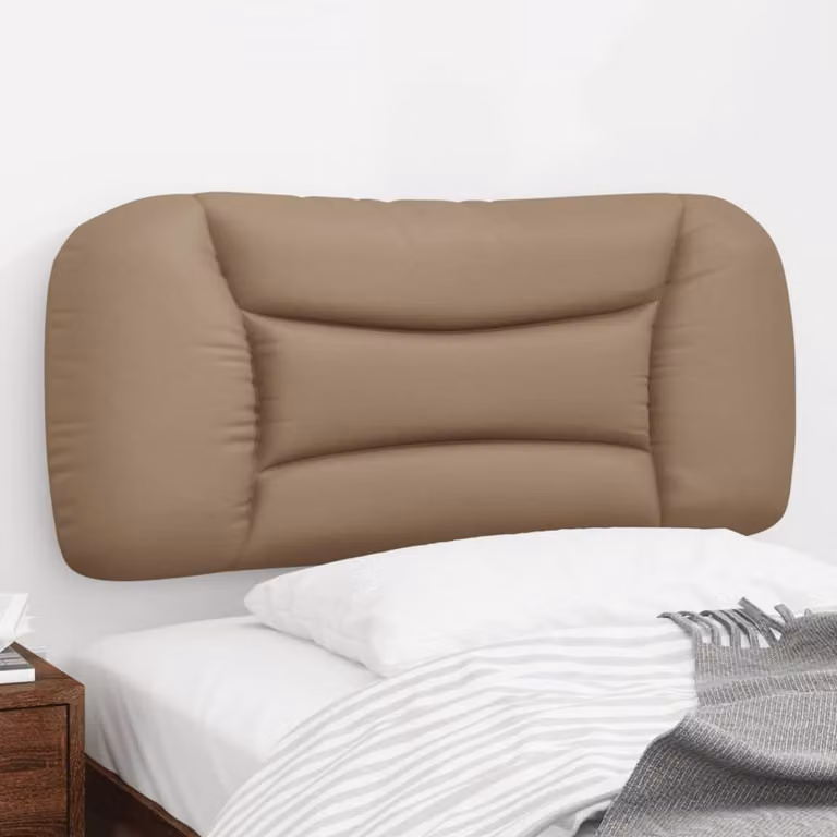 Cuscino Testiera vidaXL Hvar in Similpelle Colore Cappuccino L: 90 cm