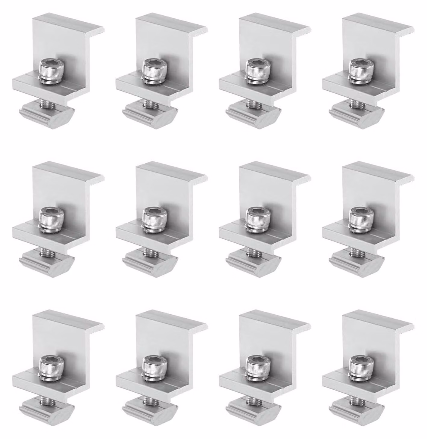 14 supporti per pannelli solari, modello Z da 35 mm, accessori per pannelli solari
